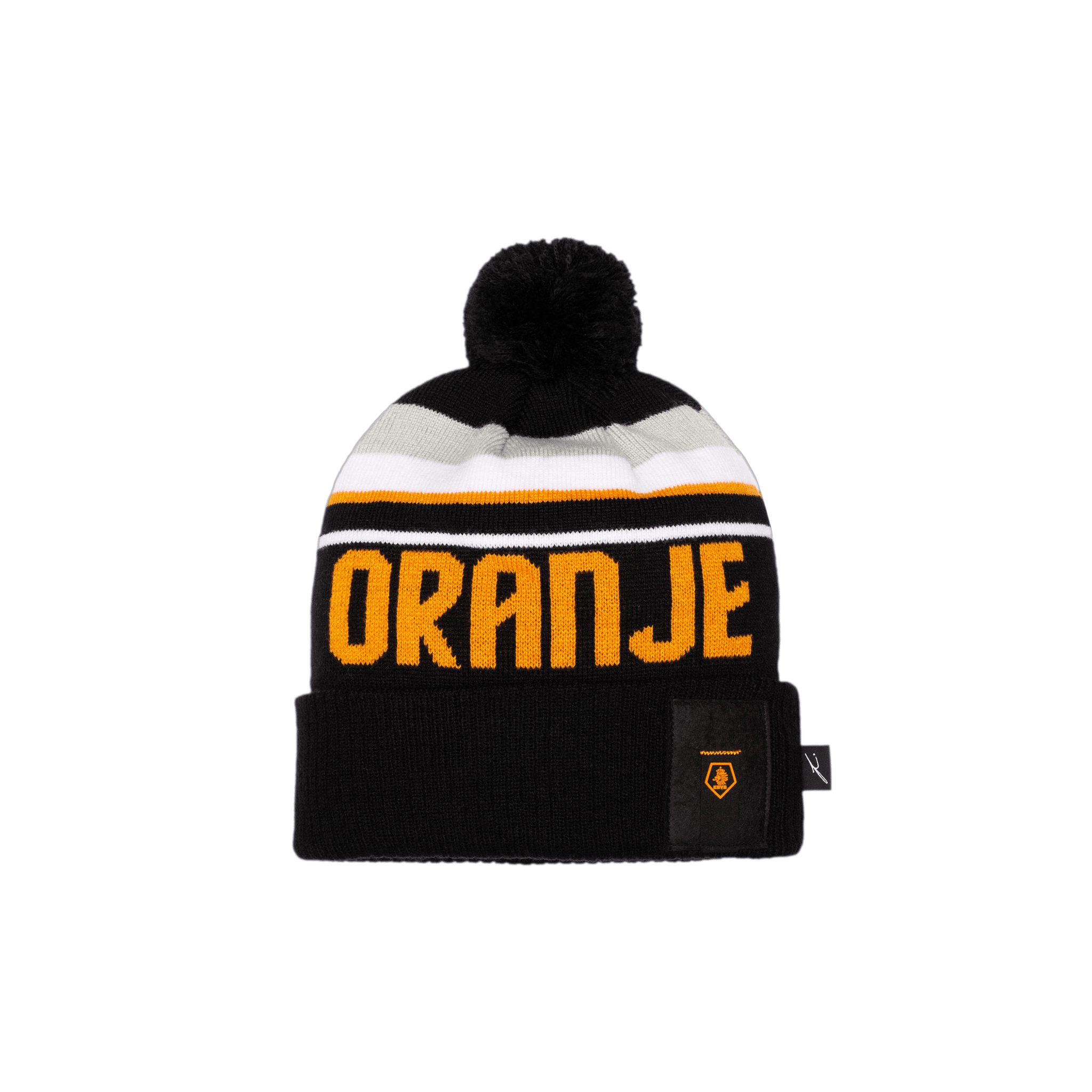 Black and orange Netherlands Proud Beanie